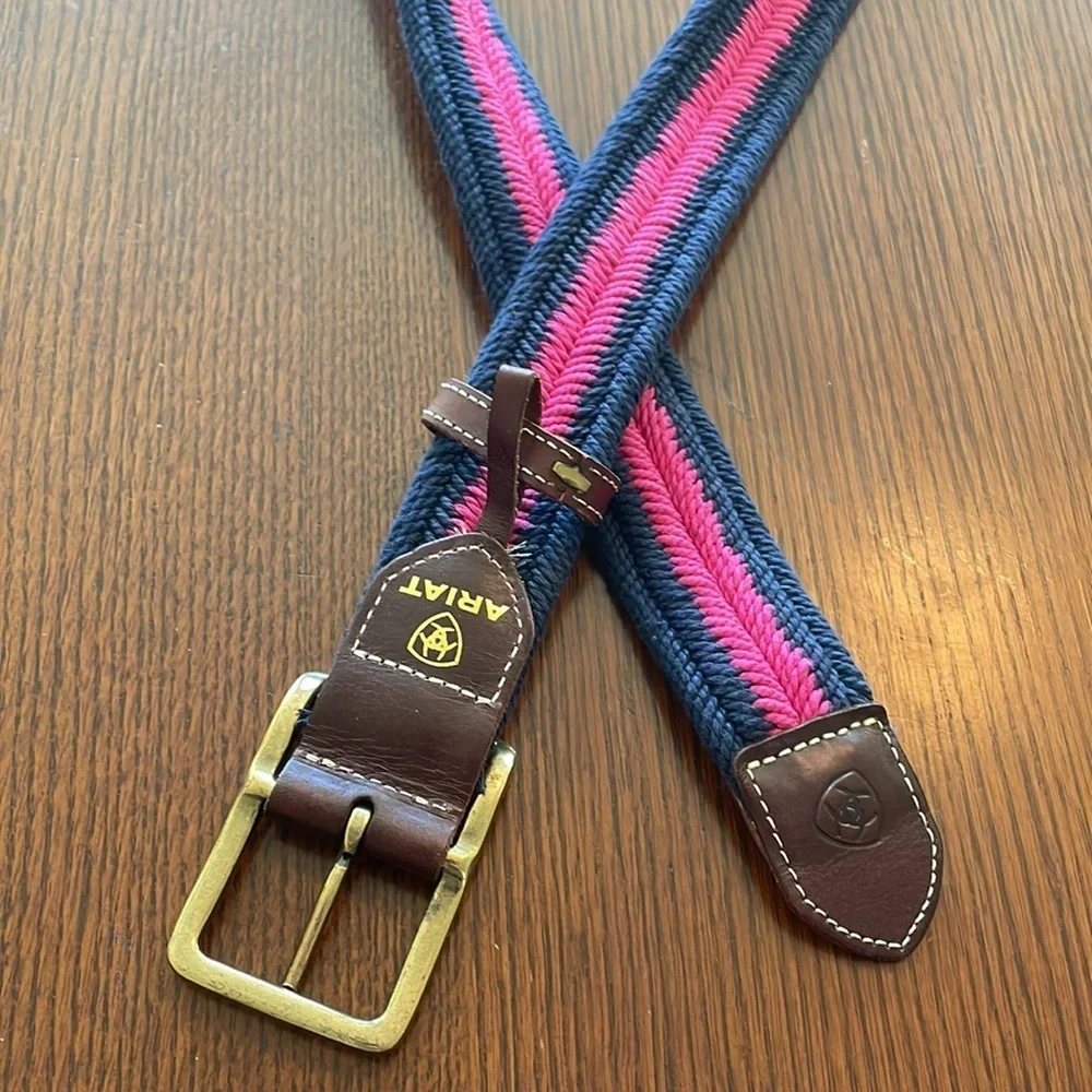 Ariat Braided Belt  unique.  44” total length. Adjustable- fastened anywhere